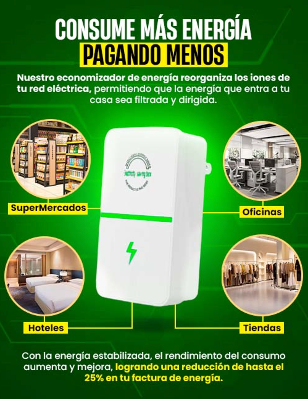 AHORRADOR DE ENERGÍA SAVING BOX + ENVIO GRATIS